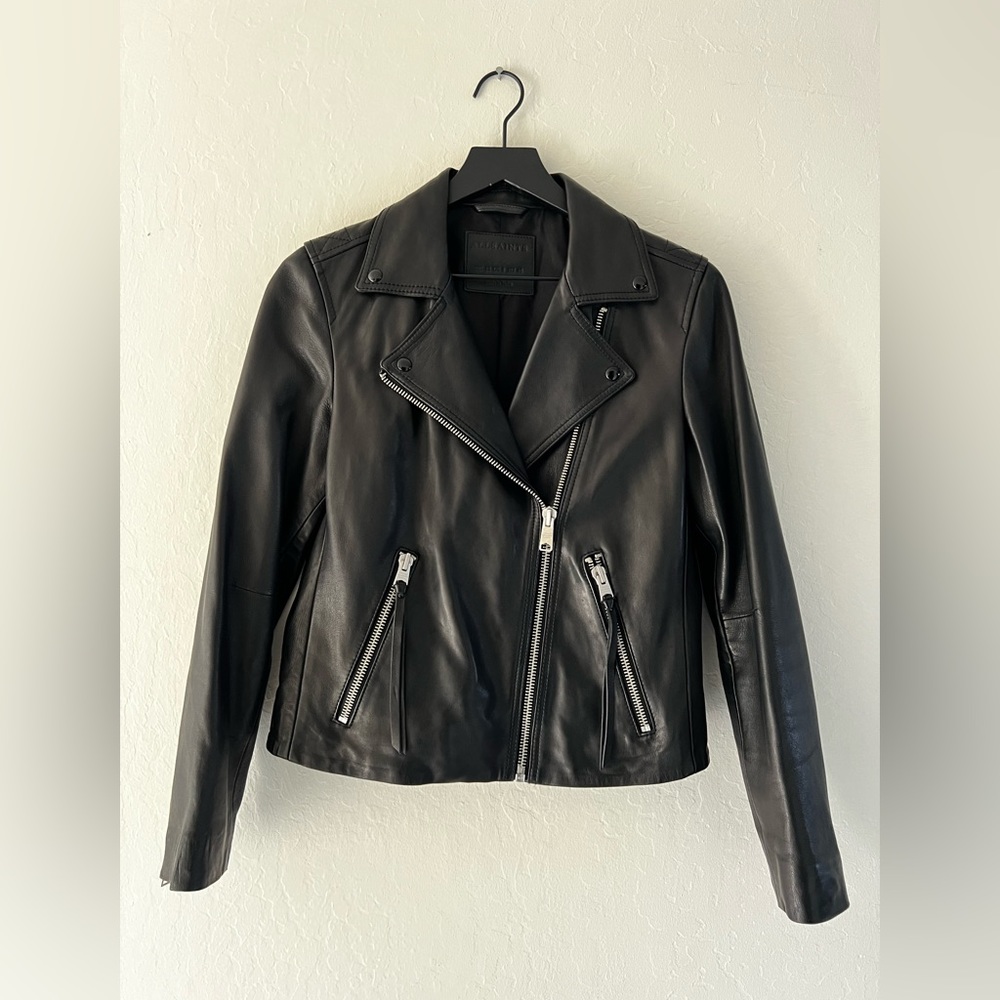 ALL SAINTS WOMAN LEATHER JACKET